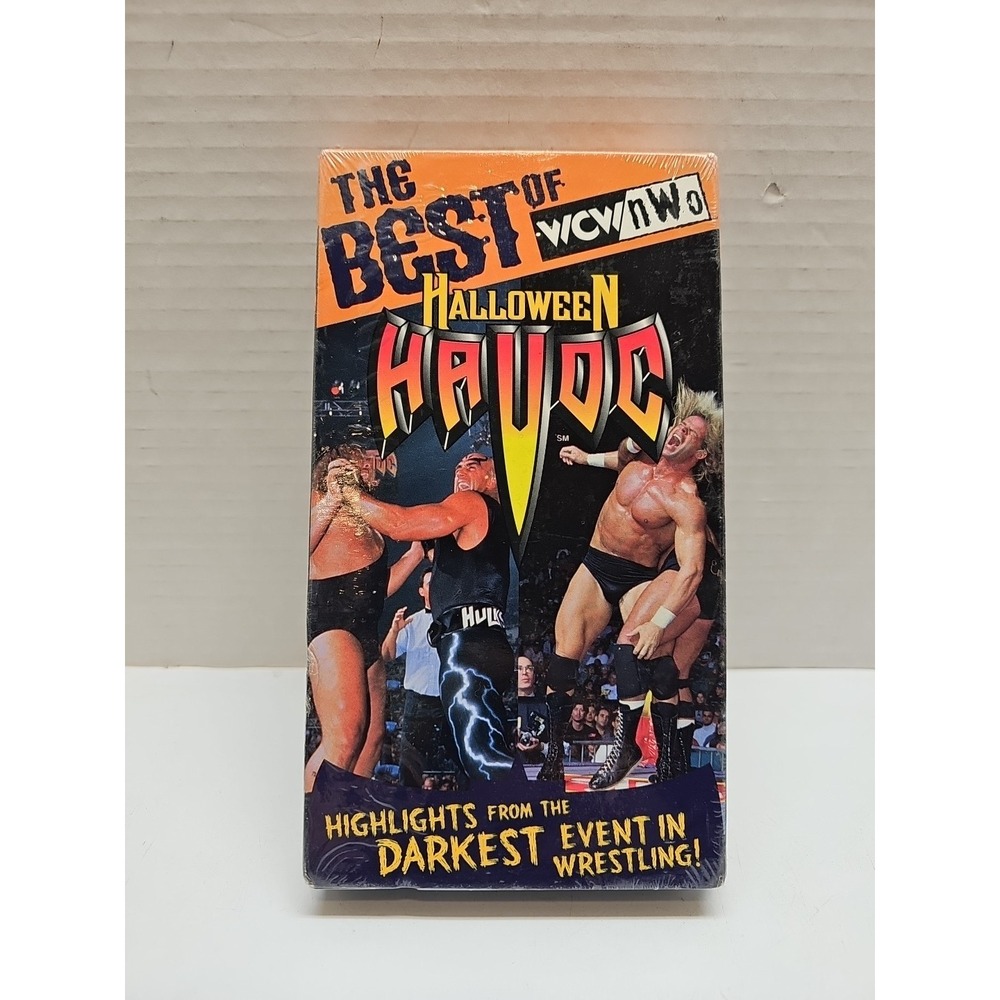 SEALED NEW 1998 VHS VIDEO Best of WCW NWO Halloween Havoc Wrestling HOGAN STING